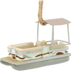 Kurt Adler Pontoon Boat Ornament